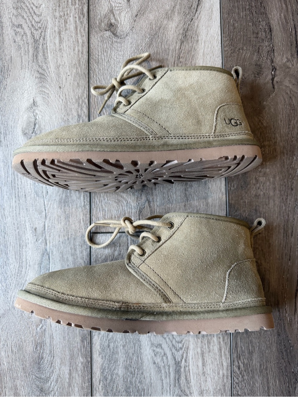 UGG Neumel Chukka Suede Lace-Up Boots - Worn ONCE! - Picture 4 of 11